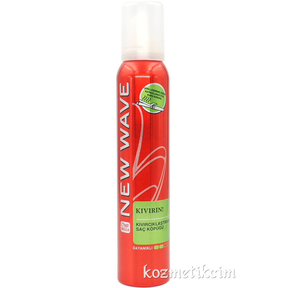 Wella New Wave Isıya Karşı Koruyan Kıvırcıklaştıran Saç Köpüğü 200 ml