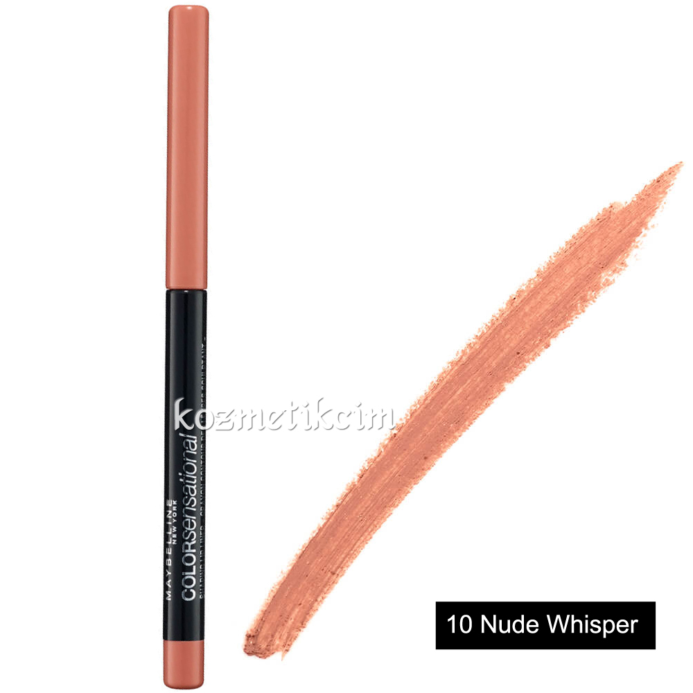 Maybelline Color Sensational Shaping Lipliner Asansörlü Dudak Kalemi 10 Nude Whisper