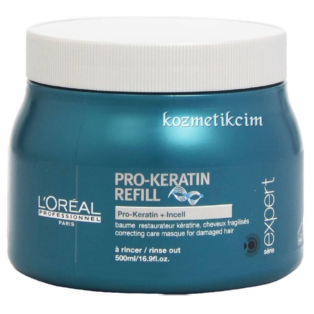 L'Oréal Professionnel Pro Keratin Refill Onarıcı Saç Bakım Maskesi 500 ml