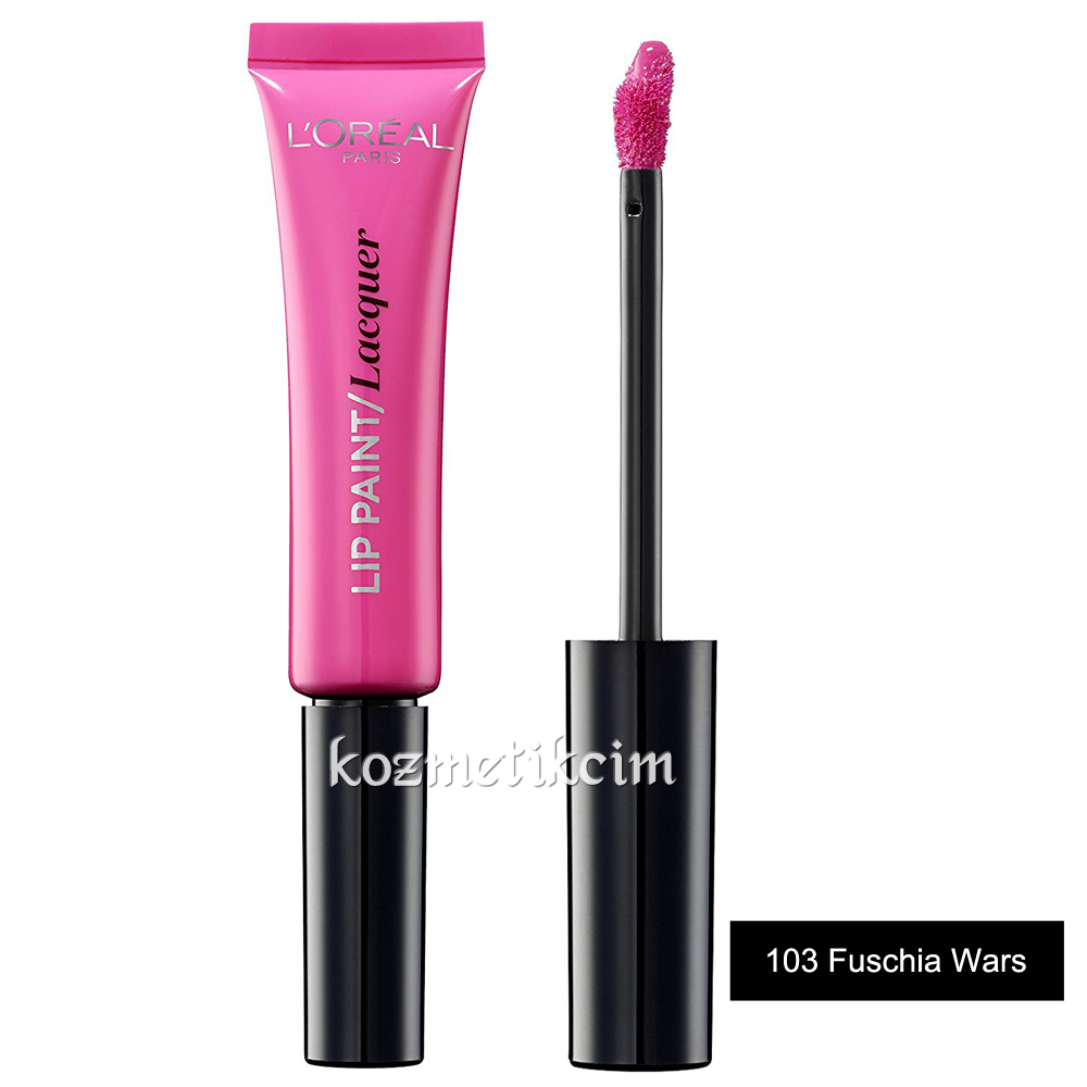 L'Oréal Infallible Lip Paint Lacquer 103 Fuschia Wars