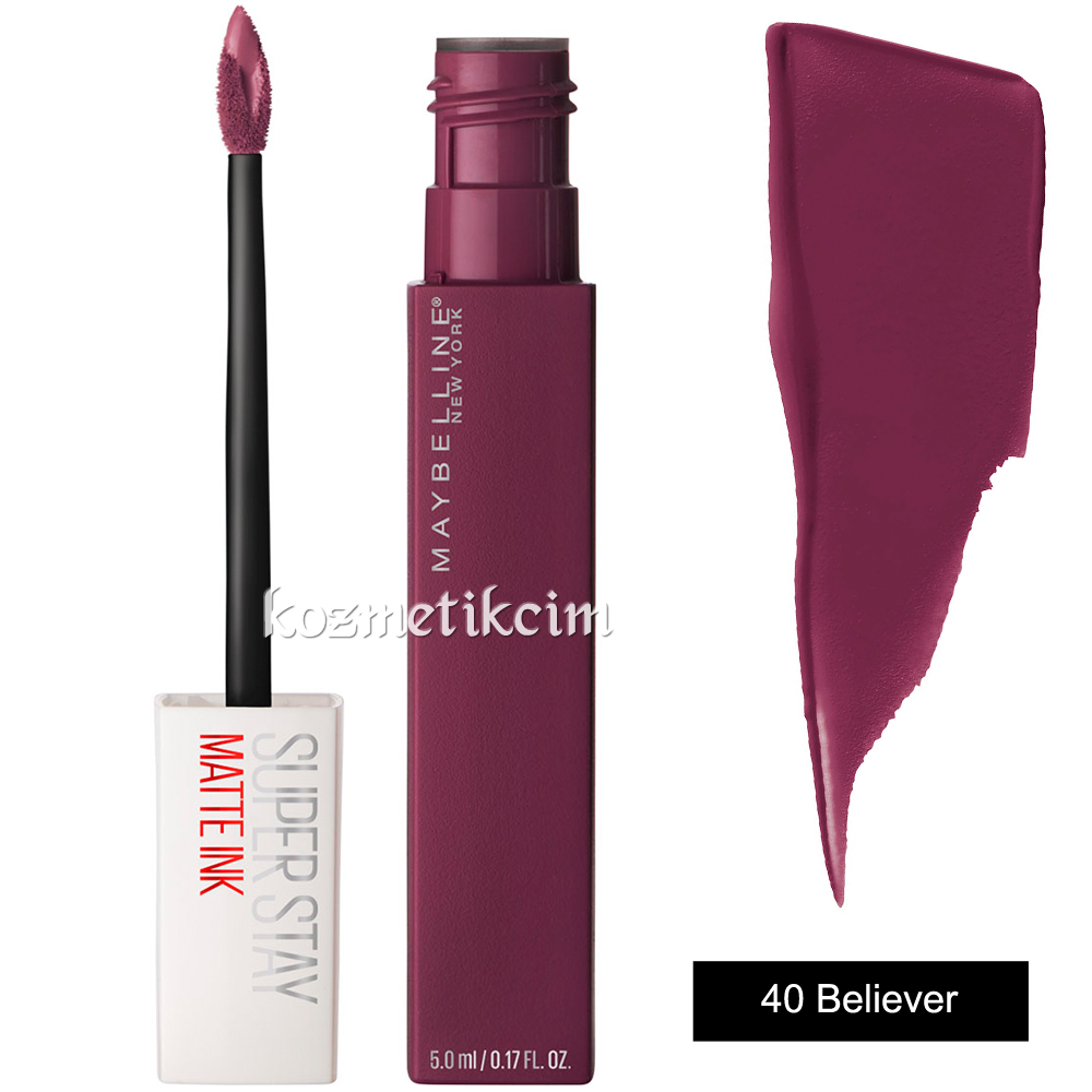Maybelline Superstay Matte Ink Liquid Lipstick 40 Believer