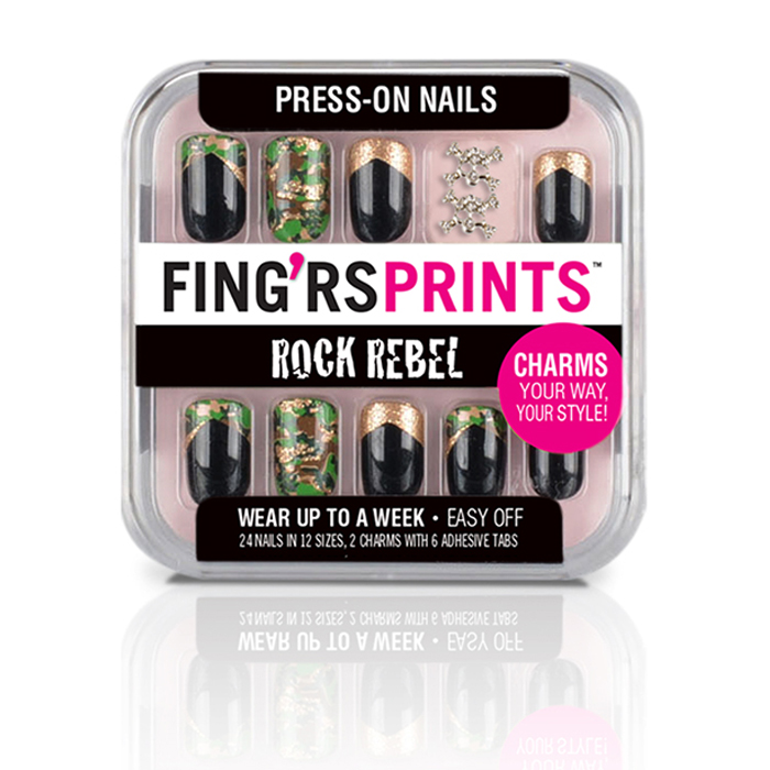 Fing'rs Prints Rock Rebel Ameo Appearance Kendinden Yapışkanlı Takma Tırnak