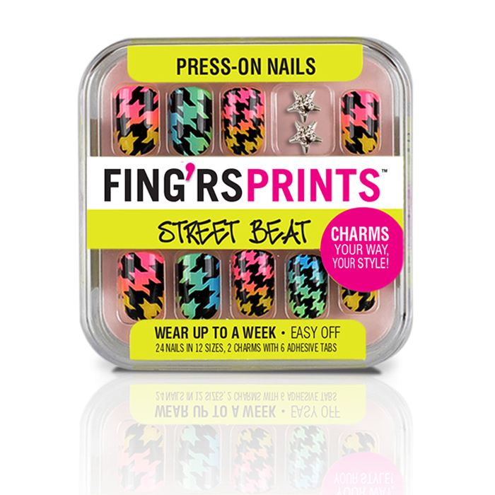 Fing'rs Prints Street Beat Go Bandanas Kendinden Yapışkanlı Takma Tırnak