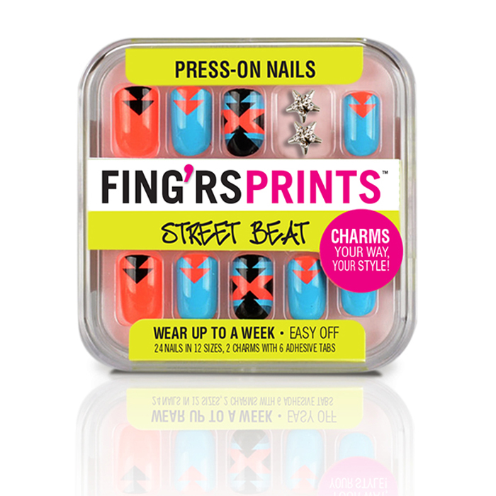 Fing'rs Prints Street Beat Wrap Star Kendinden Yapışkanlı Takma Tırnak