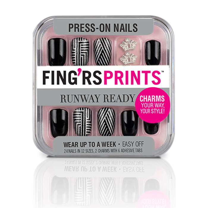 Fing'rs Prints Runway Ready Style Icon Kendinden Yapışkanlı Takma Tırnak