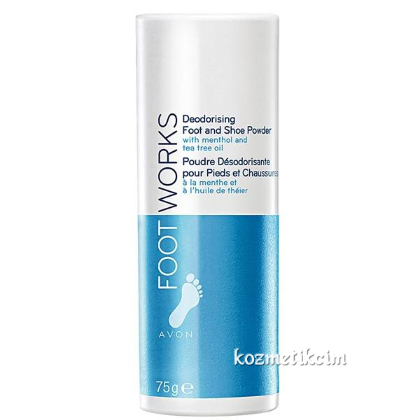 AVON Foot Works Koku Önleyici Ayak ve Ayakkabı Pudrası 75 gr