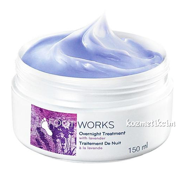 AVON Foot Works Lavanta Özlü Gece Uygulanan Bakım Kremi 150 ml