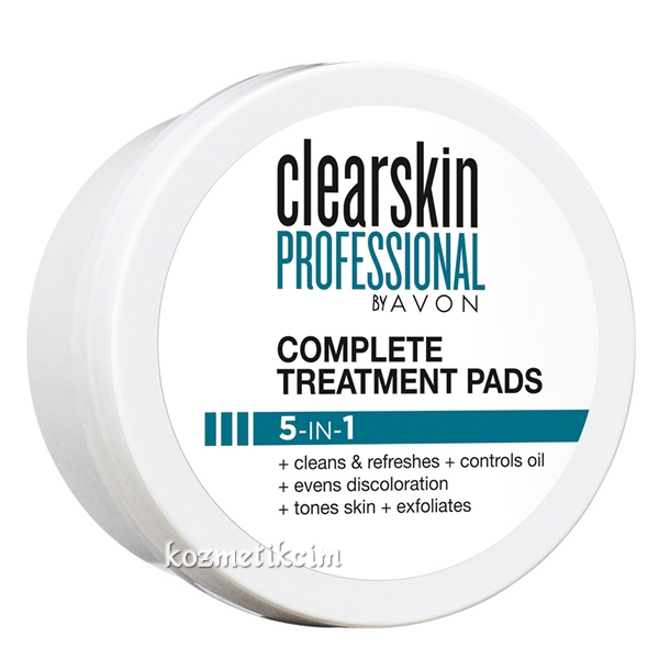 AVON Clearskin Professional Akneye Meyilli Ciltler İçin Düzgünleştirici Pedler