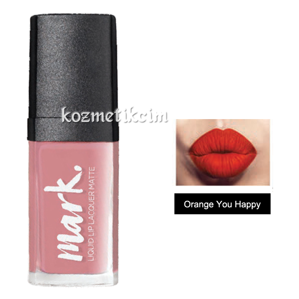 AVON Mark Mat Likit Ruj Orange You Happy