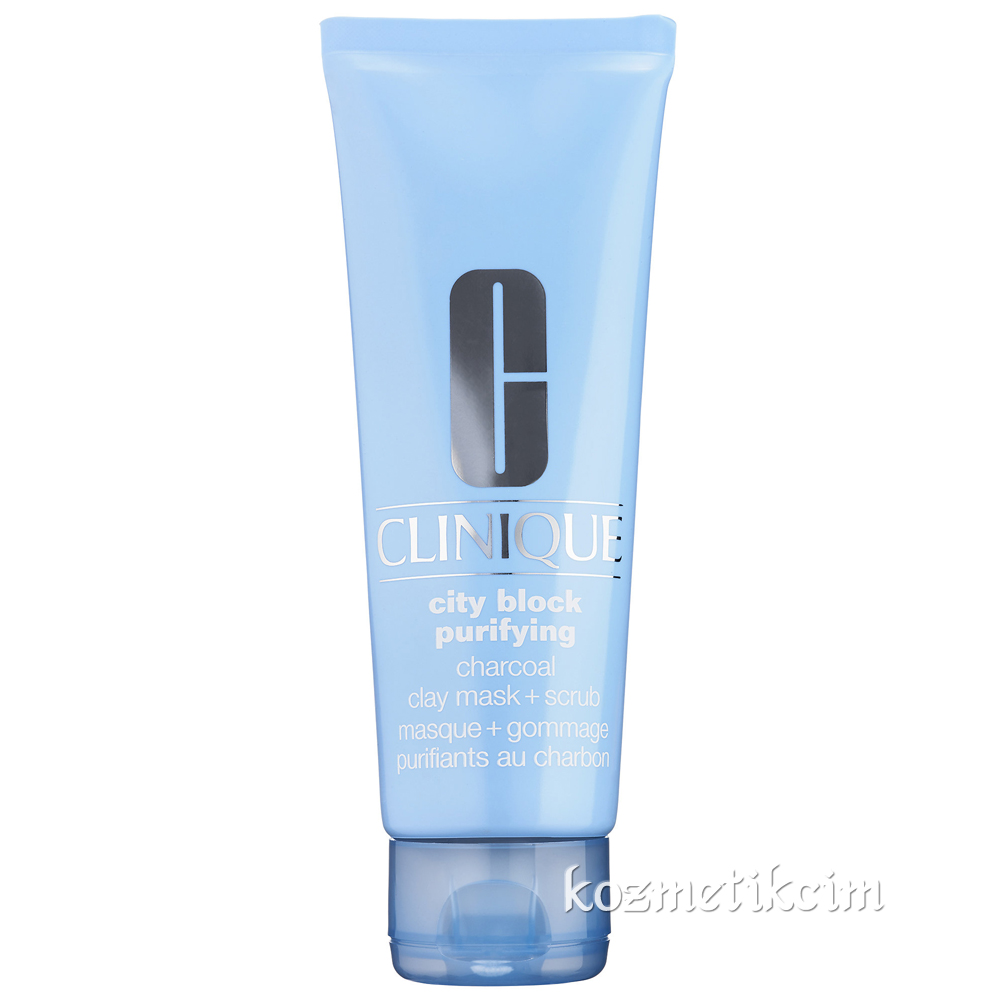 Clinique City Block Purifying Charcoal Clay Mask + Scrub Kil Maskesi 100 ml