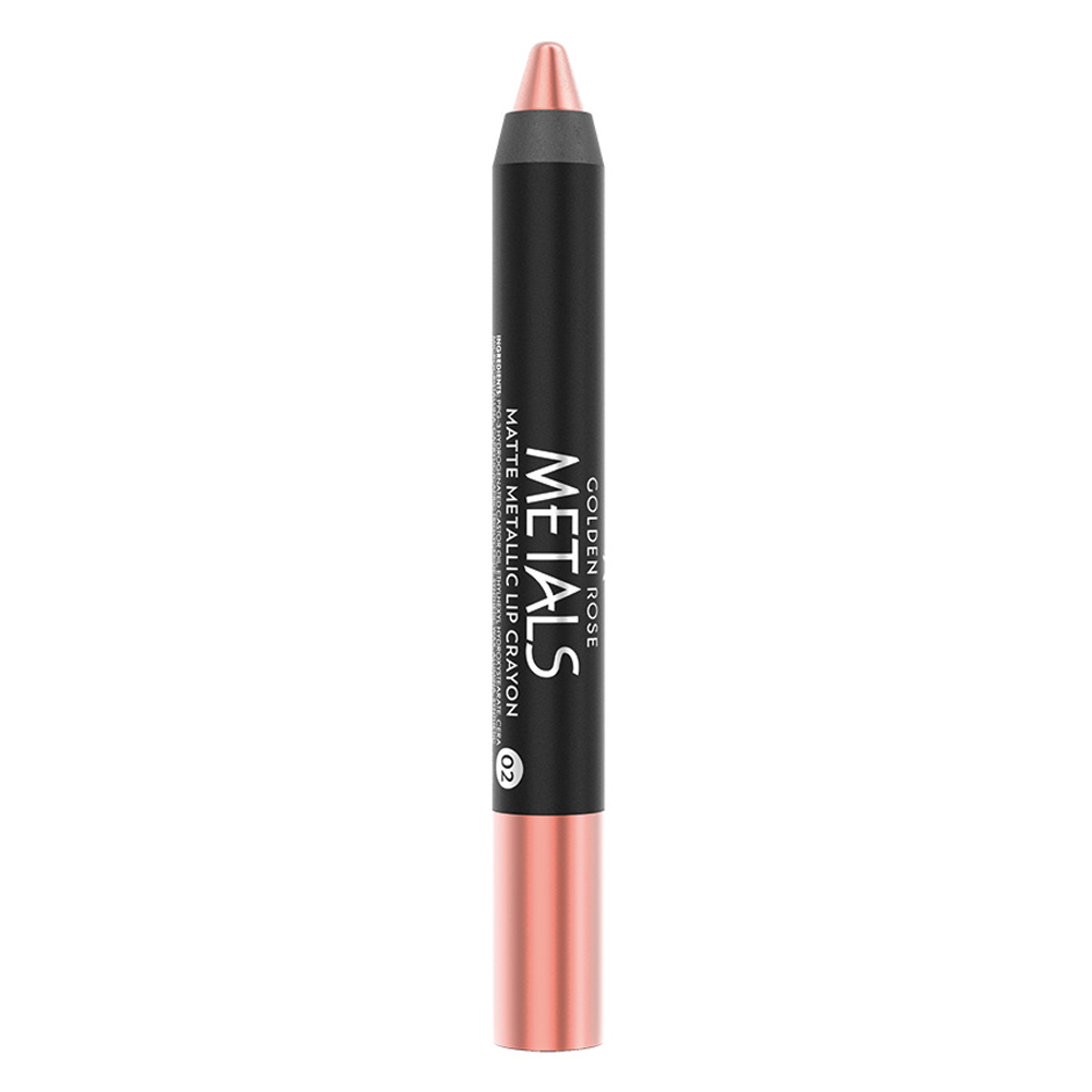 Golden Rose Metals Matte Metallic Lip Crayon 02