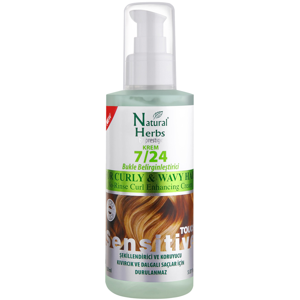 Natural Herbs 7/24 Bukle Belirginleştirci Durulanmayan Krem 150 ml