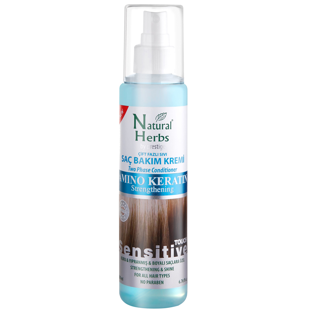 Natural Herbs Çift Fazlı Amino Keratin Sıvı Saç Kremi 200 ml