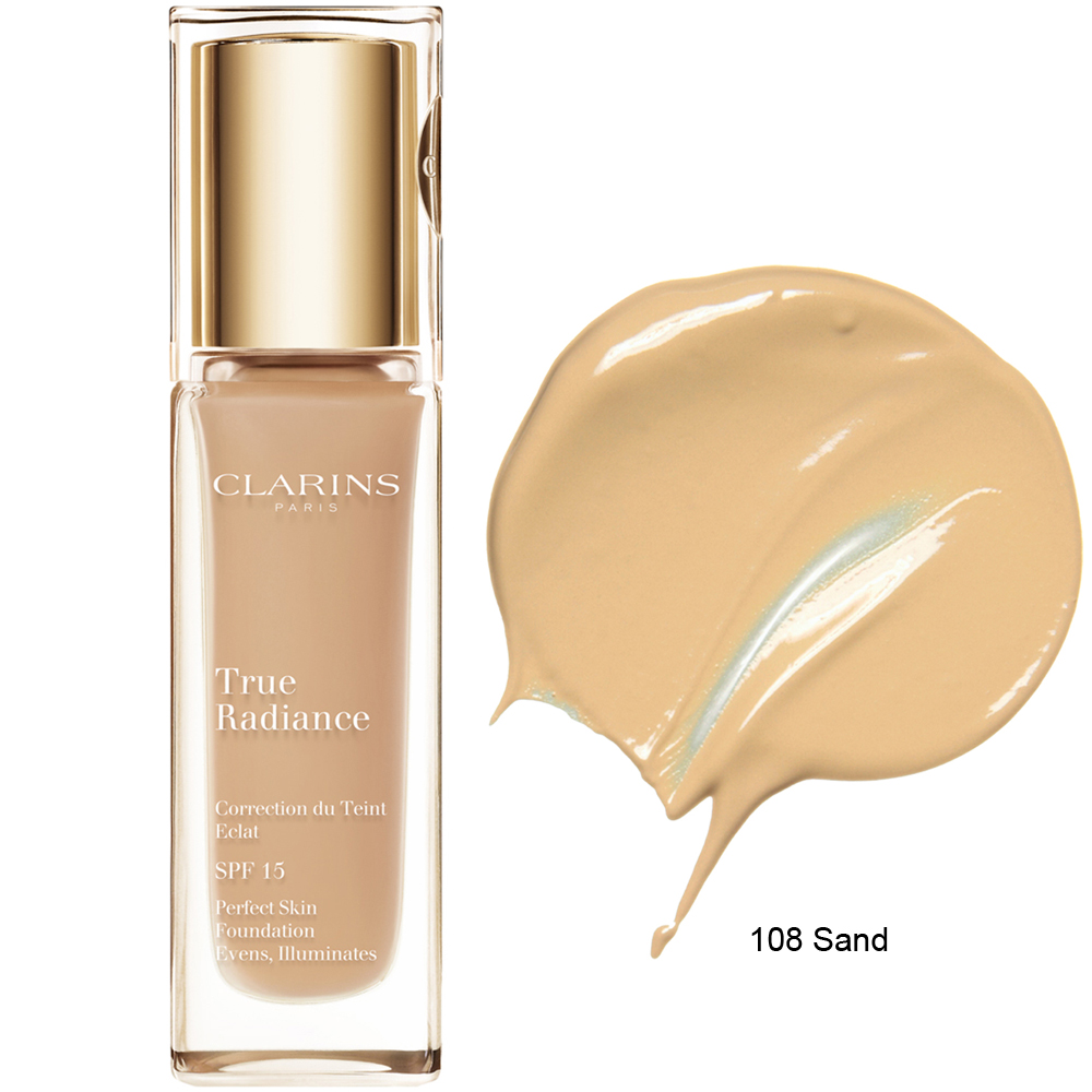 Clarins True Radiance Foundation SPF 15 108 Sand