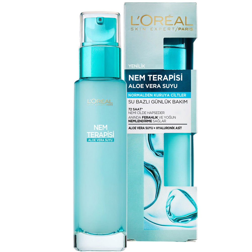 L'Oréal Nem Terapisi Aloe Vera Suyu Normalden Kuruya Ciltler İçin