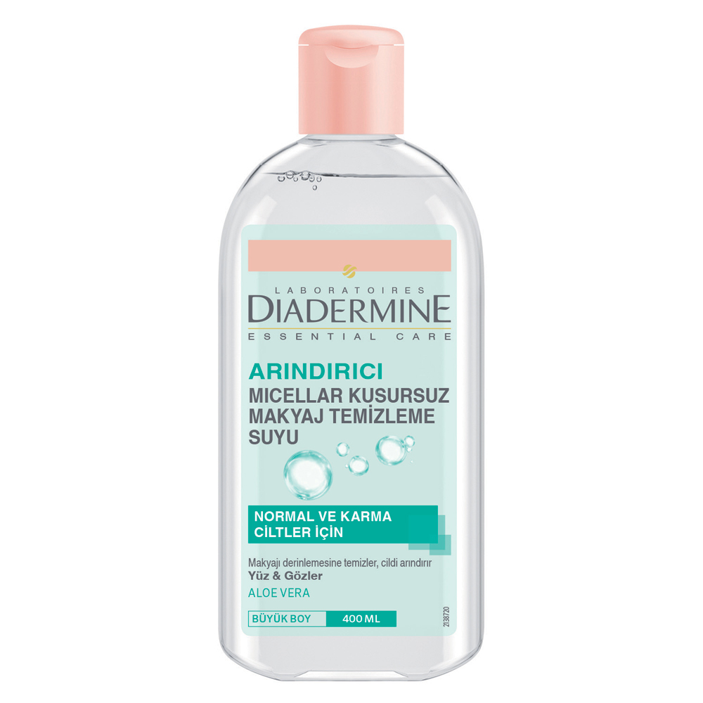 Diadermine Arındırıcı Micellar Kusursuz Makyaj Temizleme Suyu Normal ve Karma Ciltler İçin 400 ml