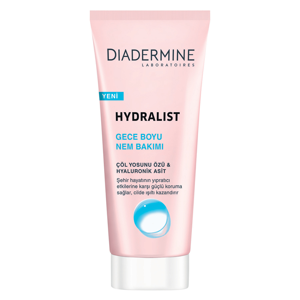 Diadermine Hydralist Gece Boyu Nem Bakım Maskesi 100 ml