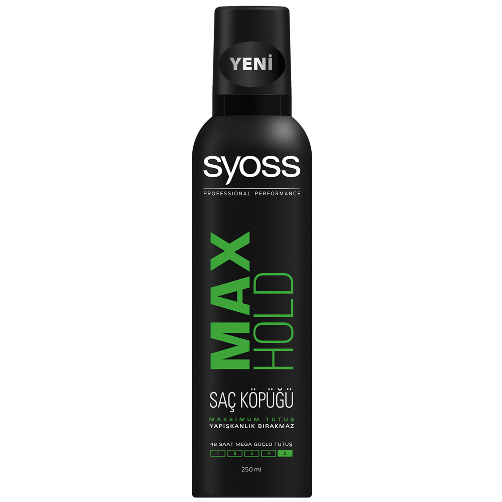 Syoss Max Hold Saç Köpüğü 250 ml