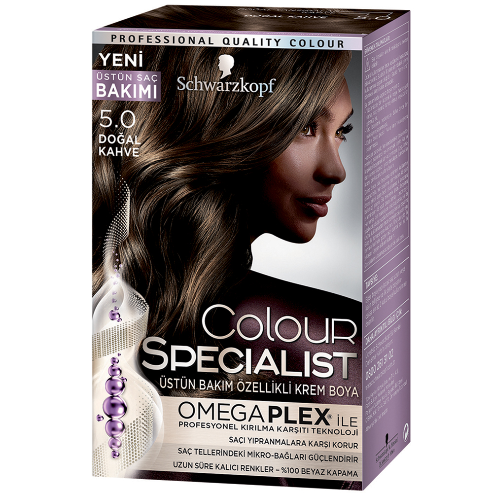 Schwarzkopf Colour Specialist Saç Boyası 5.0 Doğal Kahve