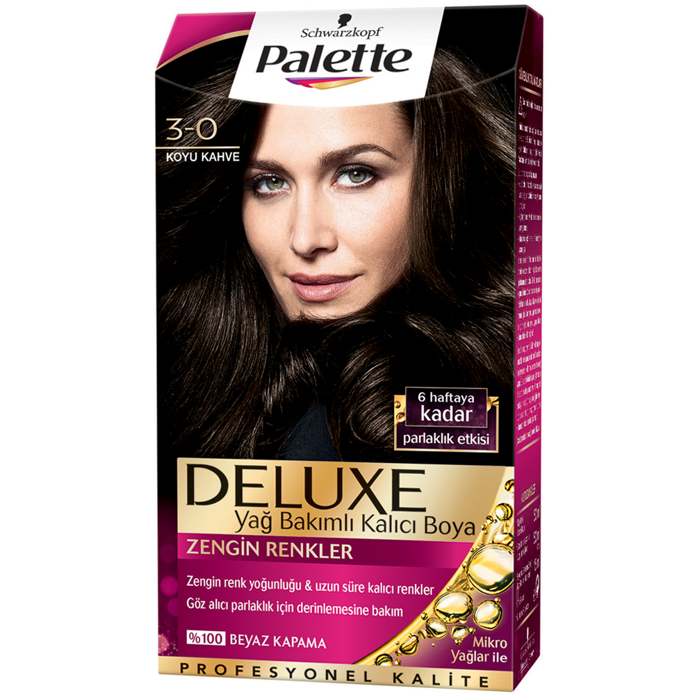 Palette Deluxe Saç Boyası 3-0 Koyu Kahve