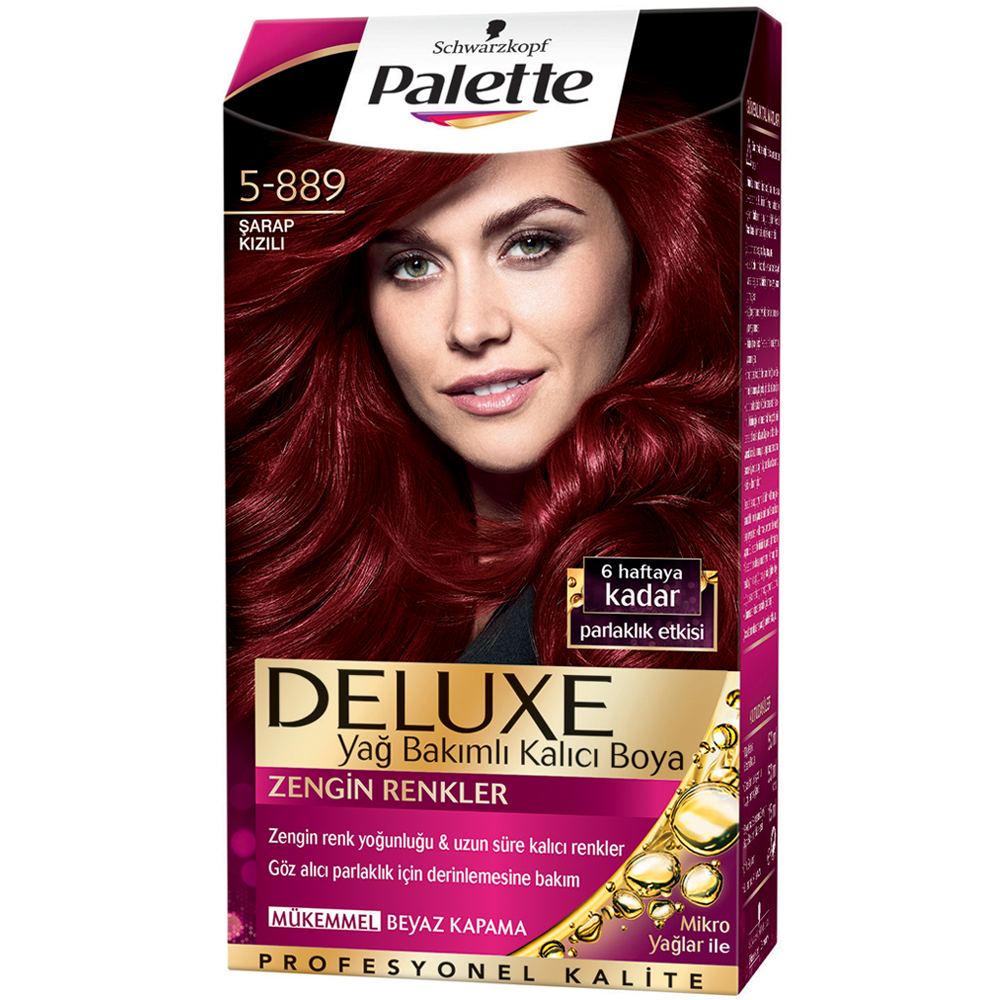 Palette Deluxe Saç Boyası 5-889 Şarap Kızılı