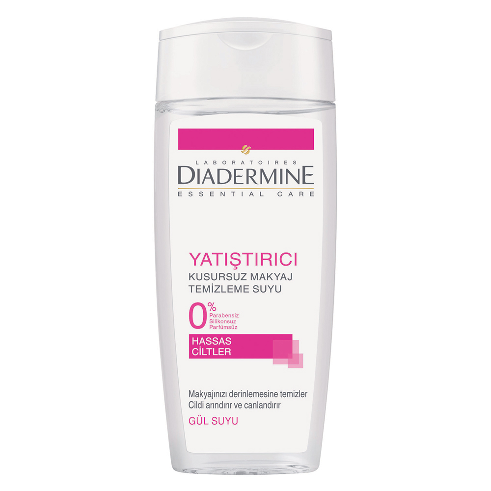 Diadermine Yatıştırıcı Kusursuz Makyaj Temizleme Suyu Hassas Ciltler İçin 200 ml