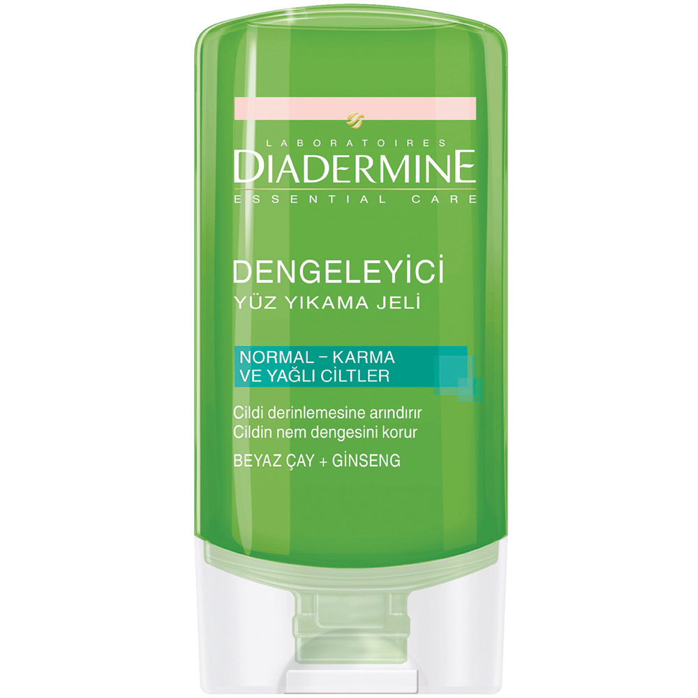 Diadermine Dengeleyici Yüz Yıkama Jeli Normal-Karma ve Yağlı Ciltler İçin 150 ml