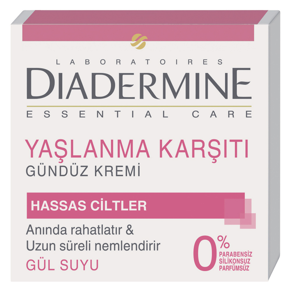 Diadermine Yaşlanma Karşıtı Gündüz Kremi Hassas Ciltler İçin 50 ml
