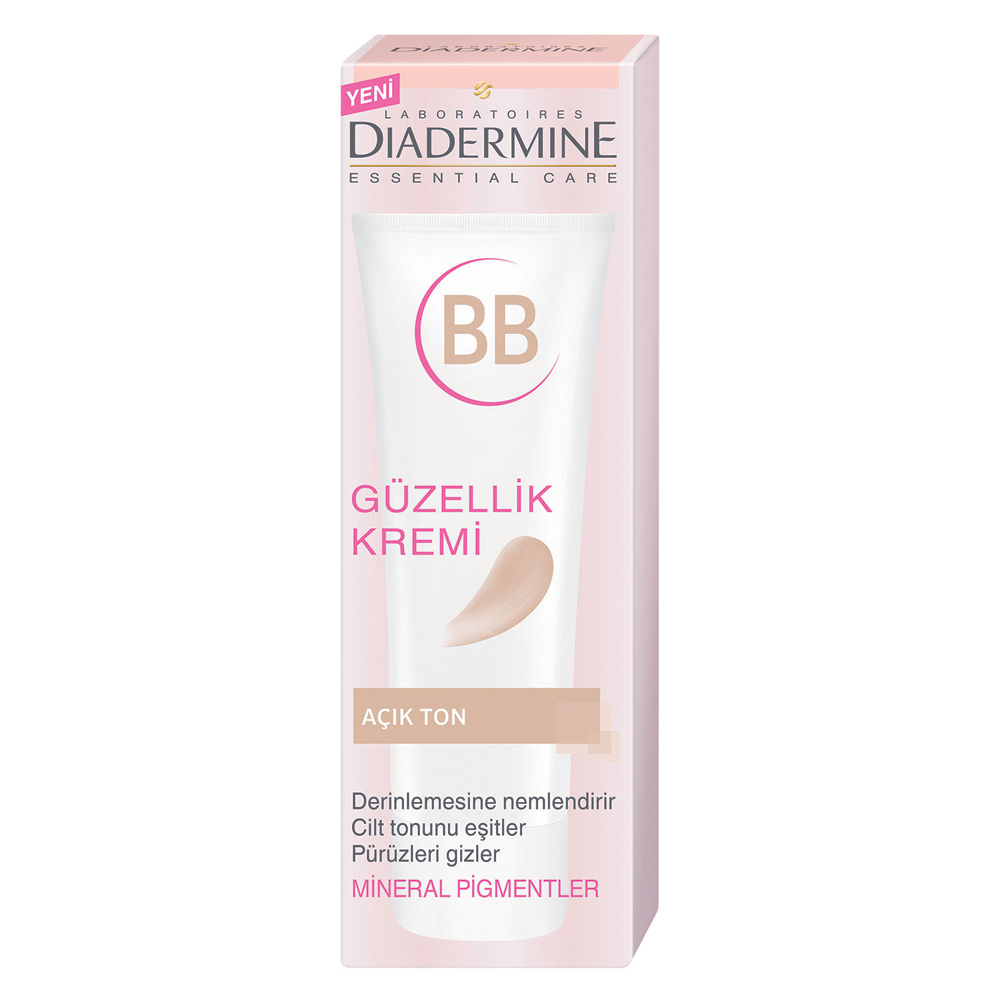 Diadermine BB Güzellik Kremi Tüm Ciltler İçin Açık Ton 50 ml