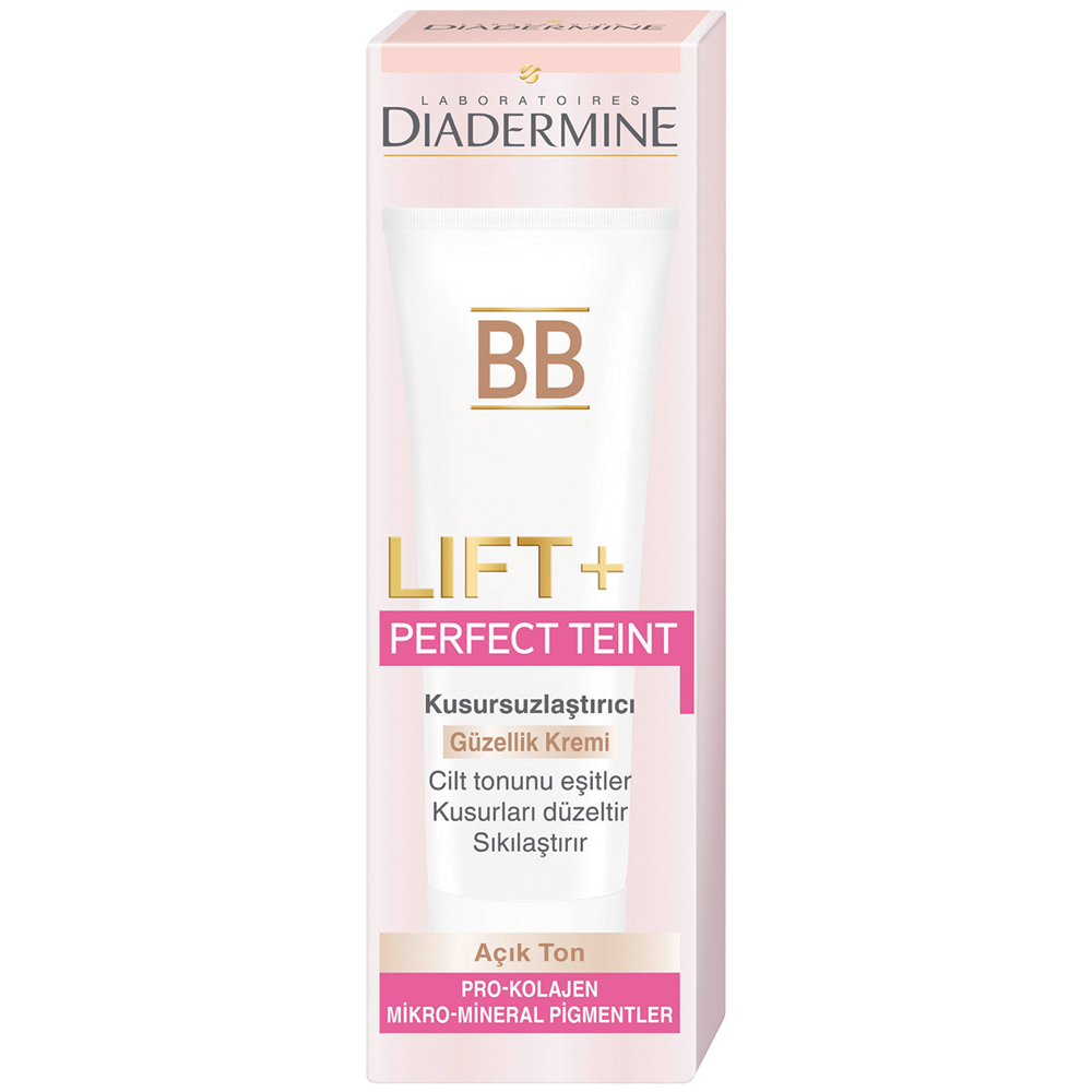 Diadermine BB Lift+ Kusursuzlaştırıcı Güzellik Kremi Tüm Ciltler İçin Açık Ton 50 ml