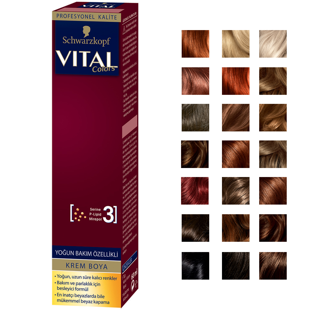 Schwarzkopf Vital Colors Krem Saç Boyası