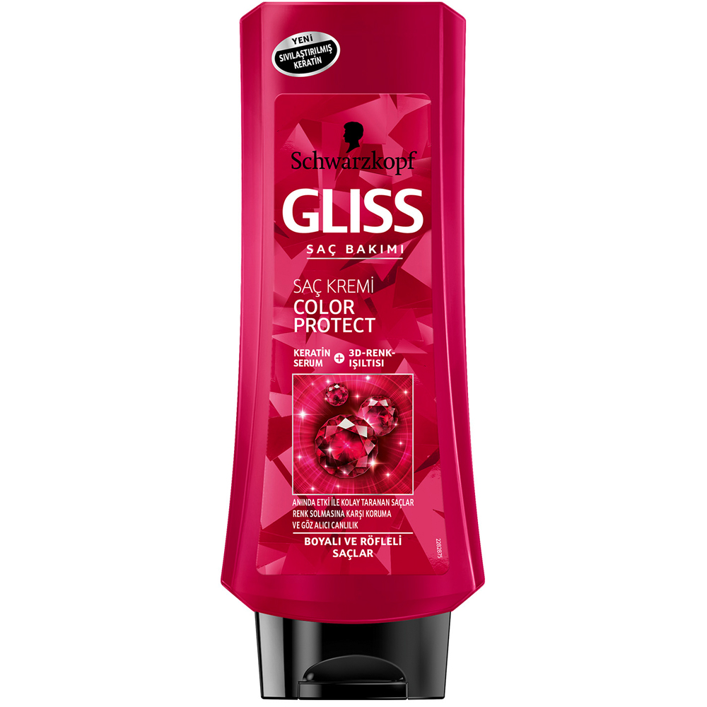 Schwarzkopf Gliss Color Protect Boyalı ve Röfleli Saçlar İçin Saç Kremi 400 ml