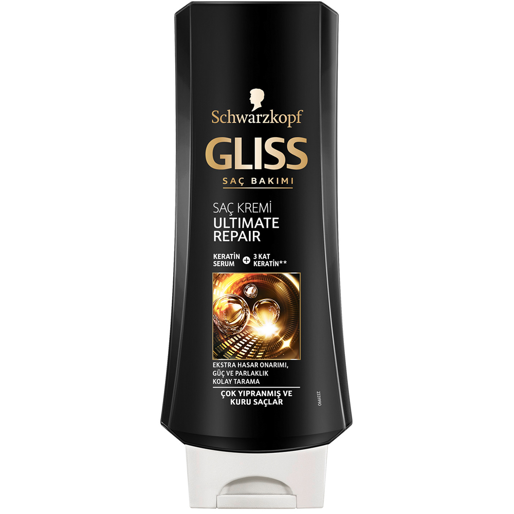 Schwarzkopf Gliss Ultimate Repair Çok Yıpranmış ve Kuru Saçlar İçin Saç Kremi 400 ml
