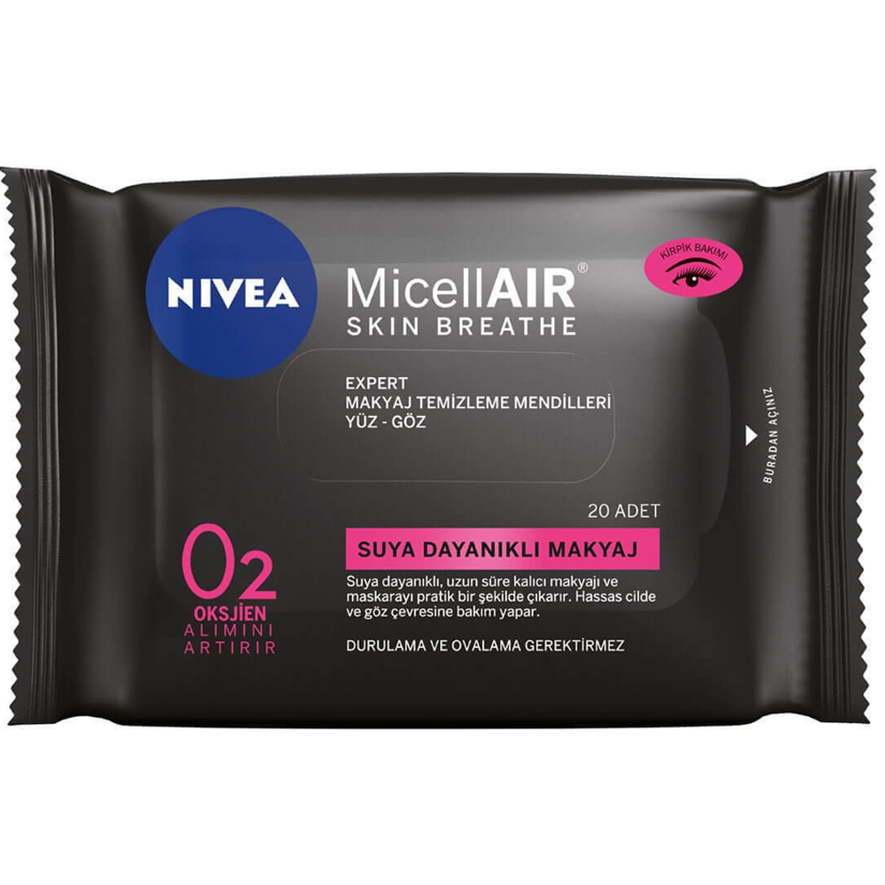 Nivea Micellair Expert Makyaj Temizleme Mendili 20 Adet