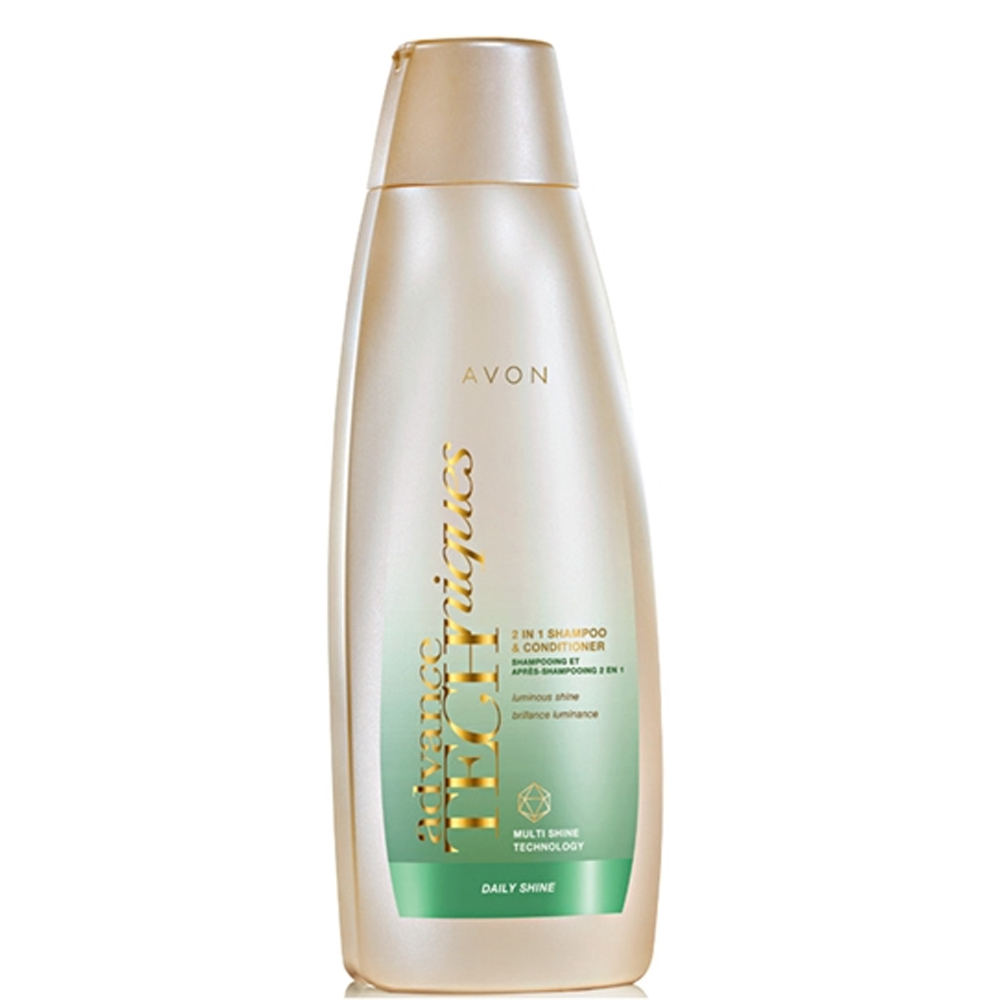 AVON Advance Techniques Multi Shine Teknolojisi İçeren 2'si 1 Arada Şampuan ve Saç Kremi 700 ml