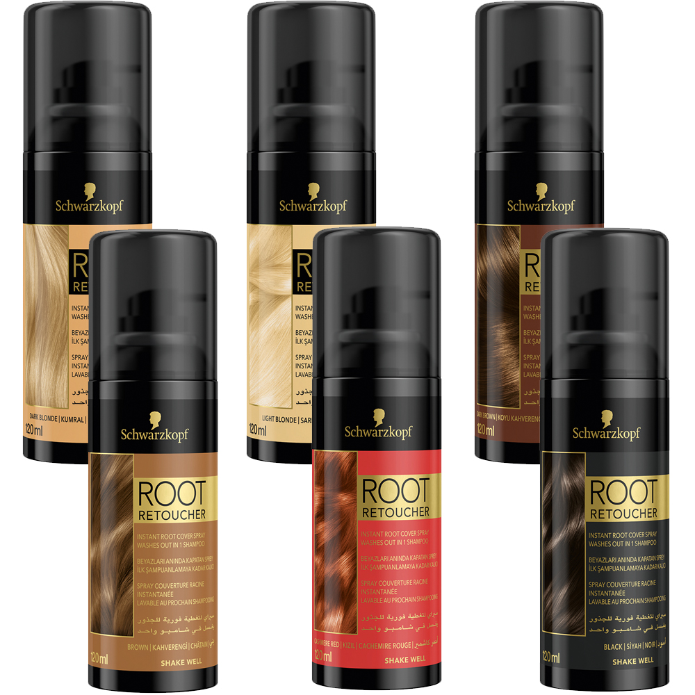 Schwarzkopf Root Retoucher Beyazları Anında Kapatan Sprey Boya