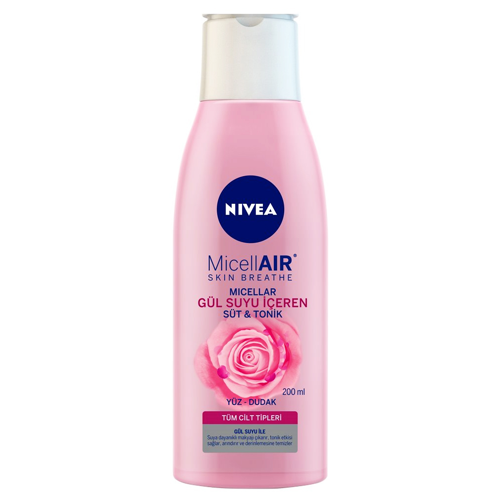 Nivea Micellair Gül Suyu İçeren Süt ve Tonik 200 ml