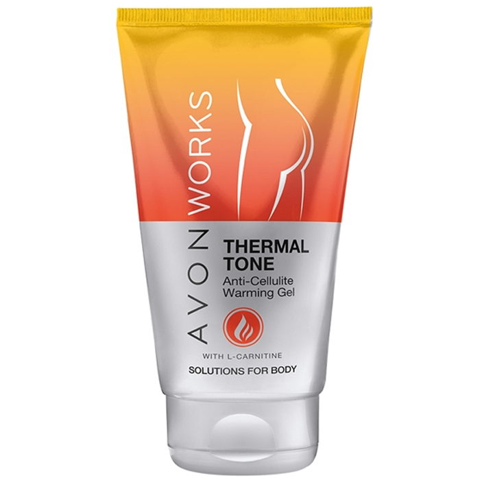 AVON Works Termal Tone Selülitli Bölgeler İçin Isınan Bakım Jeli 150 ml