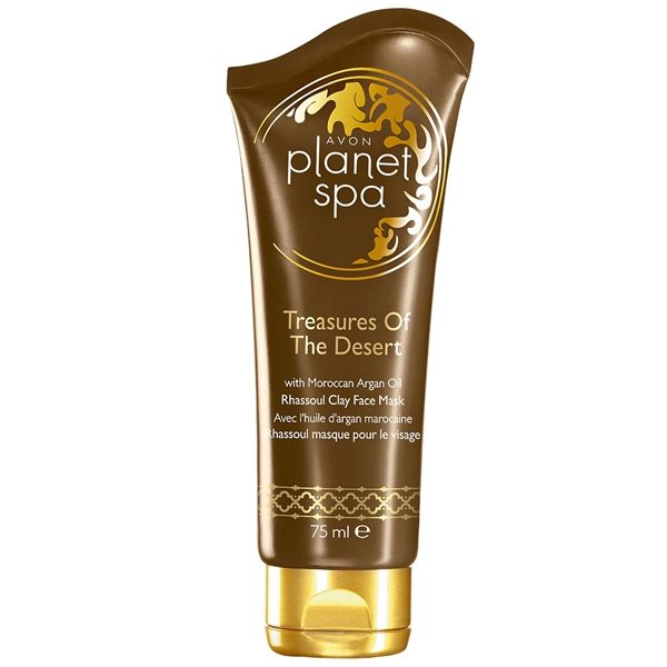 AVON Planet Spa Fas Argan Yağı İçeren Yüz için Kil Maskesi 75 ml