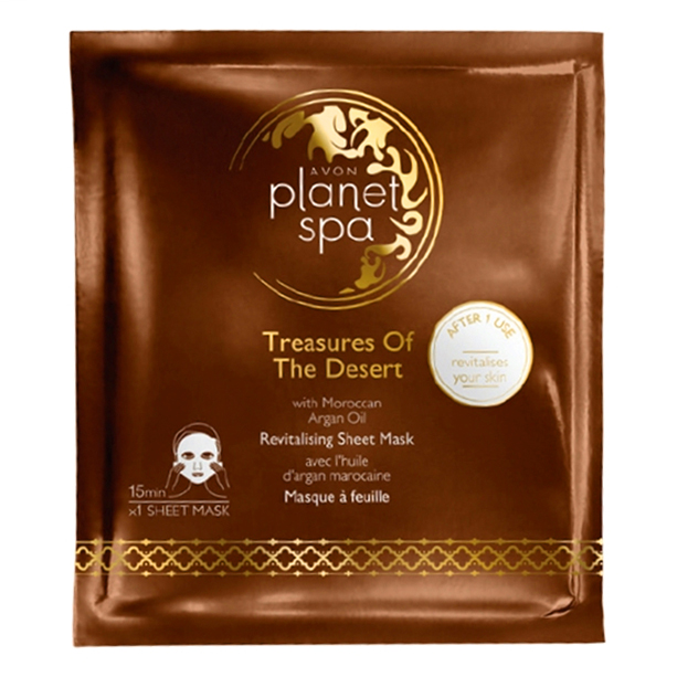 AVON Planet Spa Argan Yağlı Canlandırıcı Kağıt Maske