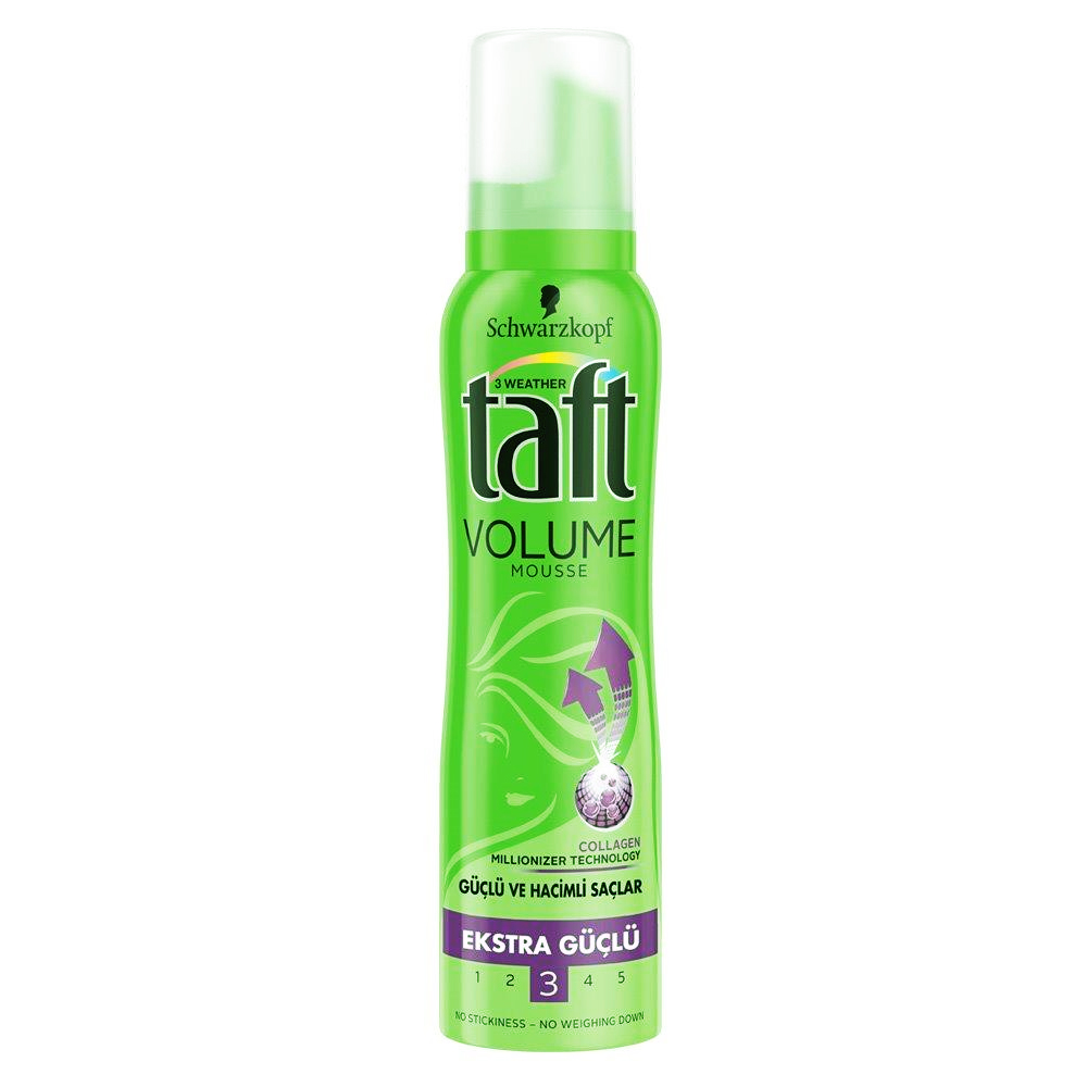 Taft Volume Güçlü ve Hacimli Saçlar Extra Güçlü Saç Köpüğü 150 ml