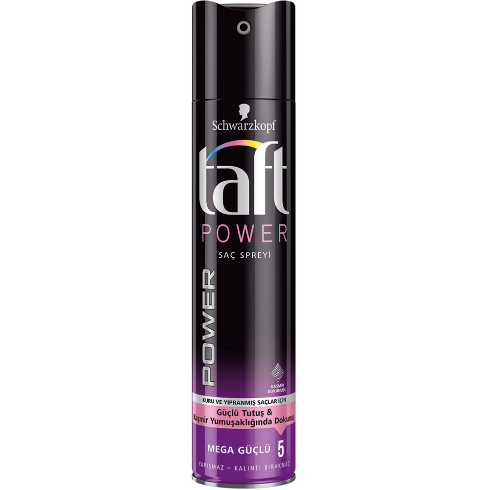 Taft Power Kaşmir Dokunuşu Mega Güçlü Saç Spreyi 250 ml
