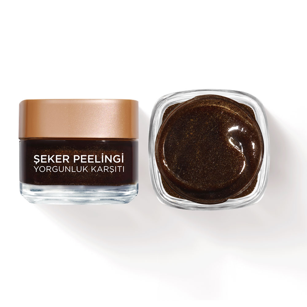 L'Oréal Kahveli Şeker Peelingi Yorgunluk Karşıtı 50 ml