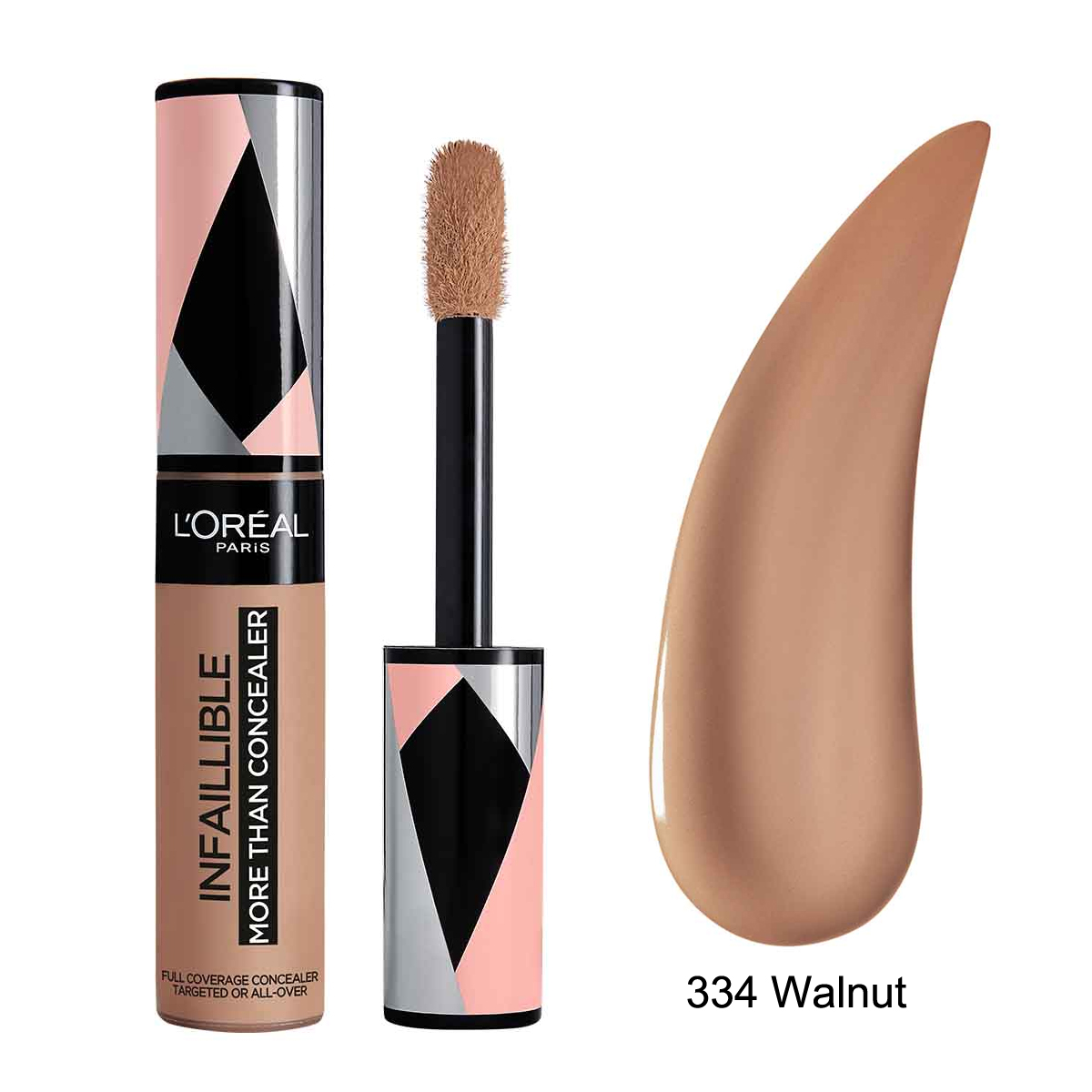L'Oréal Infaillible More Than Concealer Tüm Yüz İçin Kapatıcı 334 Walnut