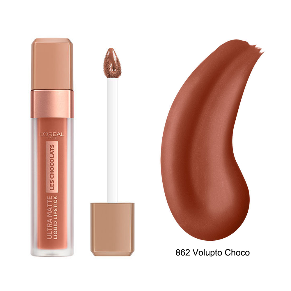 L'Oréal Les Chocolats Çikolata Kokulu Likit Mat Ruj 862