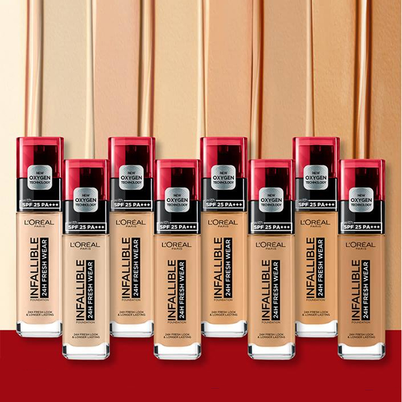 L'Oréal Infaillible 24H Fresh Wear Foundation Uzun Süre Kalıcı Fondöten