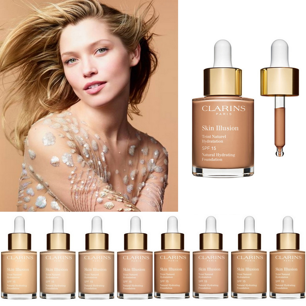Clarins Skin Illusion Natural Hydrating Fondöten SPF15