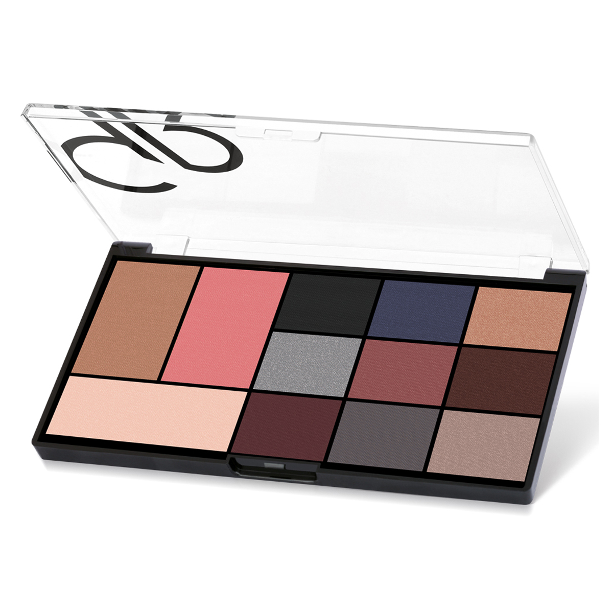 Golden Rose City Style Face & Eye Palette 02 Smokey