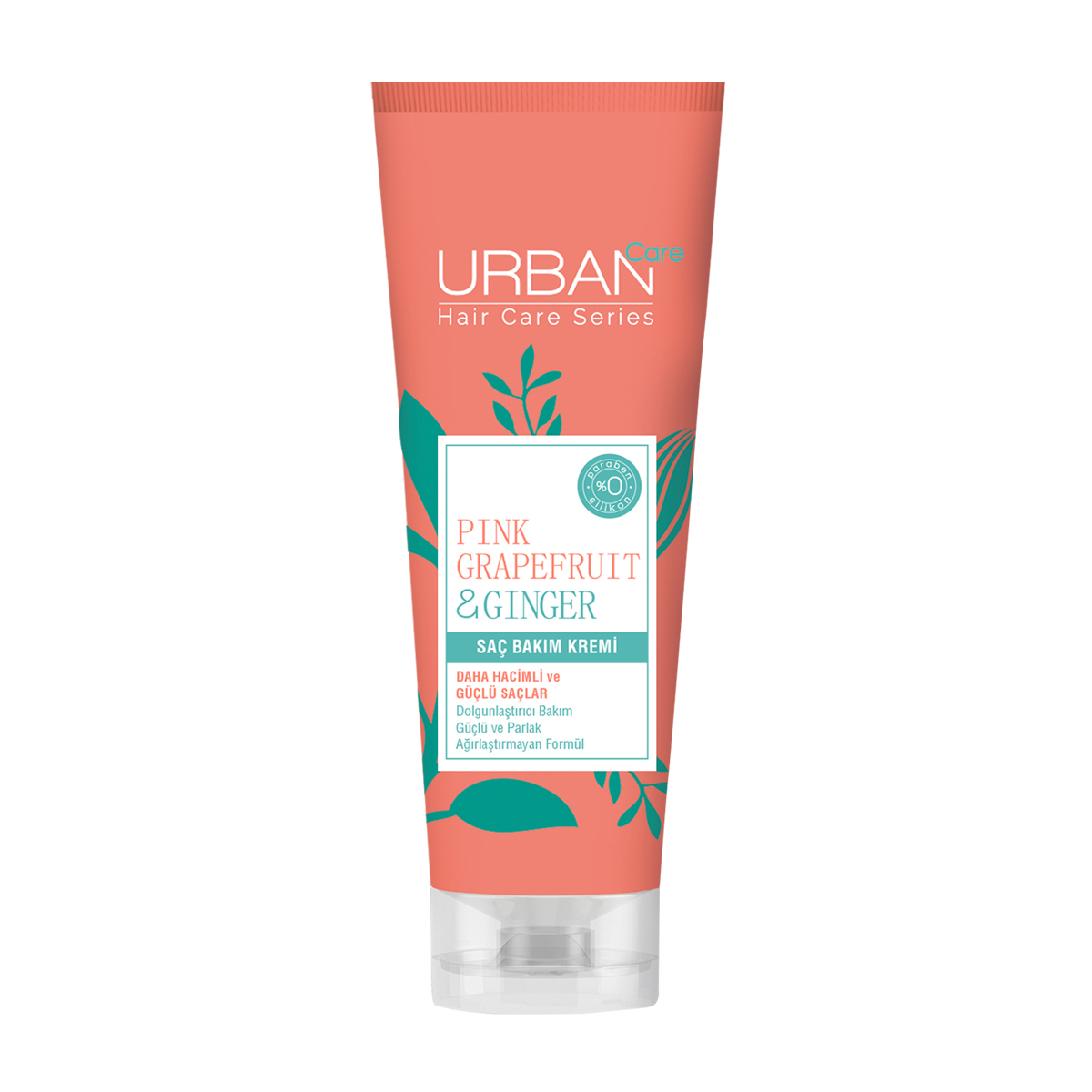 Urban Care Pembe Greyfurt ve Zencefil İçeren Dolgunlaştırıcı Saç Bakım Kremi 250 ml