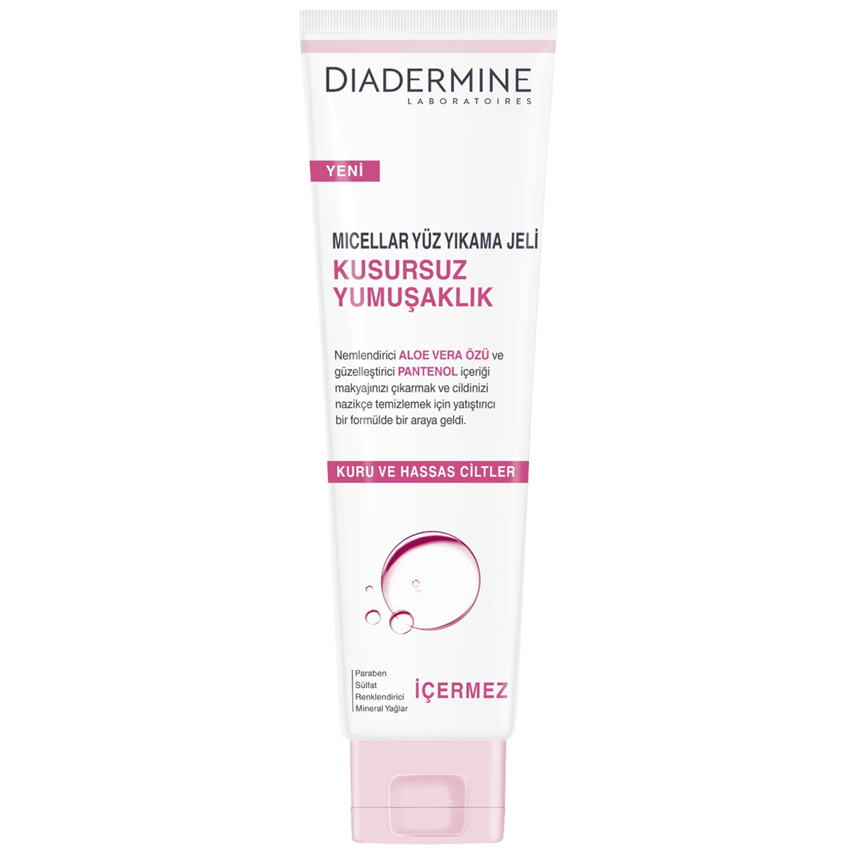Diadermine Micellar Yüz Yıkama Jeli Kusursuz Yumuşaklık Kuru ve Hassas Ciltler İçin 150 ml